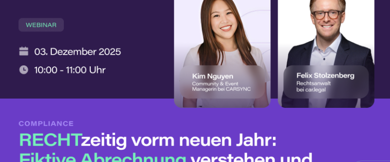 RECHTzeitig vorm neuen Jahr: Fiktive Abrechnung verstehen & Schäden rechtssicher abwickeln