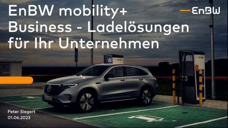 EnBW mobility+ Business – Ladelösungen für Ihr Unternehmen