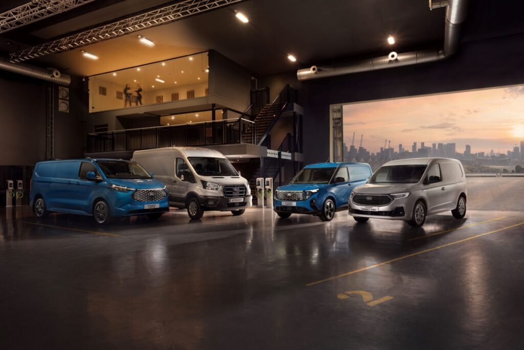 Auf der IAA Transportation in Hannover präsentiert Ford Pro erstmals das komplett elektrifizierte Line-Up seiner Transit-Familie
Foto: Ford