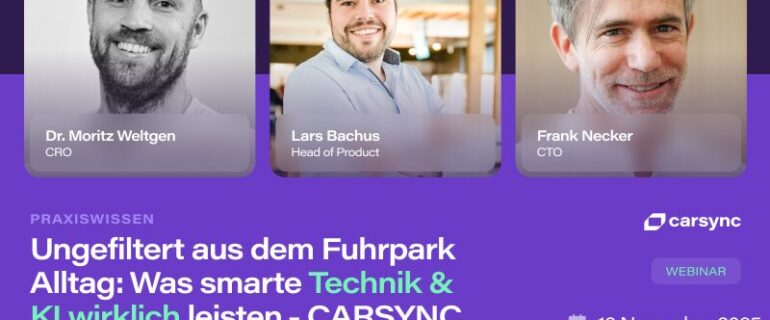 Ungefiltert aus dem Fuhrpark Alltag: Was smarte Technik & KI wirklich leisten – Praxistalk