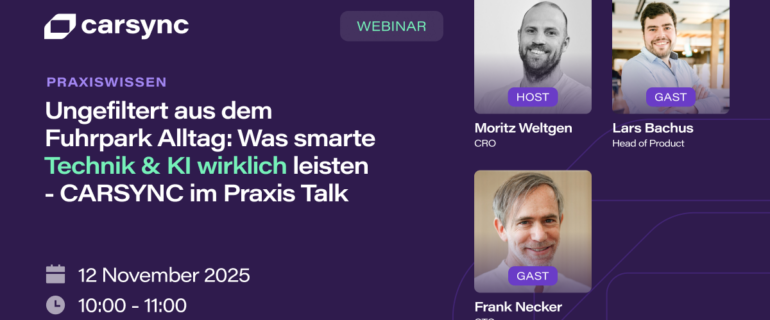 Ungefiltert aus dem Fuhrpark Alltag: Was smarte Technik & KI wirklich leisten – Praxistalk