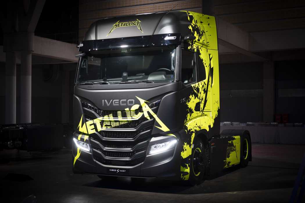 Metallica rockt mit Iveco für eine nachhaltige Europa-Tour