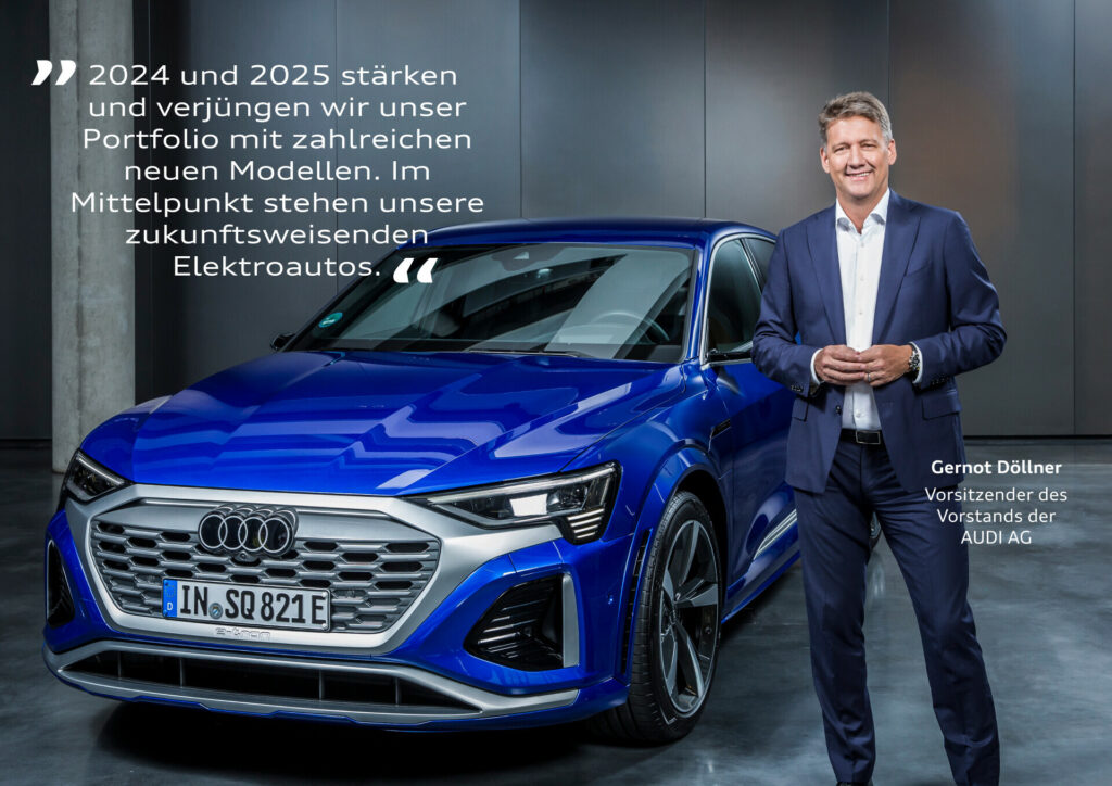 Audi Absatzzahlen 2023,Audi Elektromobilität 2023,Audi Marktwachstum,Audi Q4 e-tron Absatz,Audi globale Verkaufszahlen