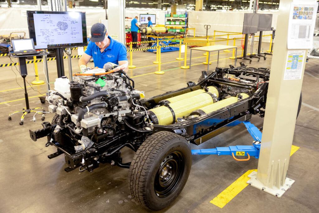 01/09/23 

New hydrogen-powered Toyota Hilux at the company’s Burnaston factory, Derbyshire.


All Rights Reserved: RKP Photography 
[Formerly F Stop Press Ltd].
 
+44 (0)7765 242650 
www.rkpphotography.co.uk