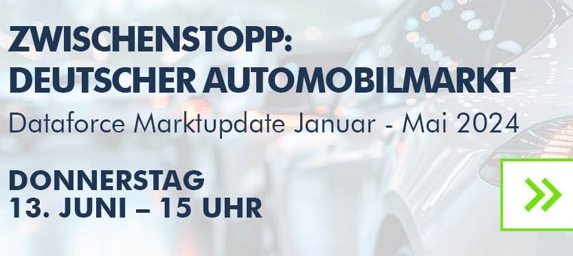 Zwischenstopp Deutscher Automobilmarkt Januar bis Mai 2024