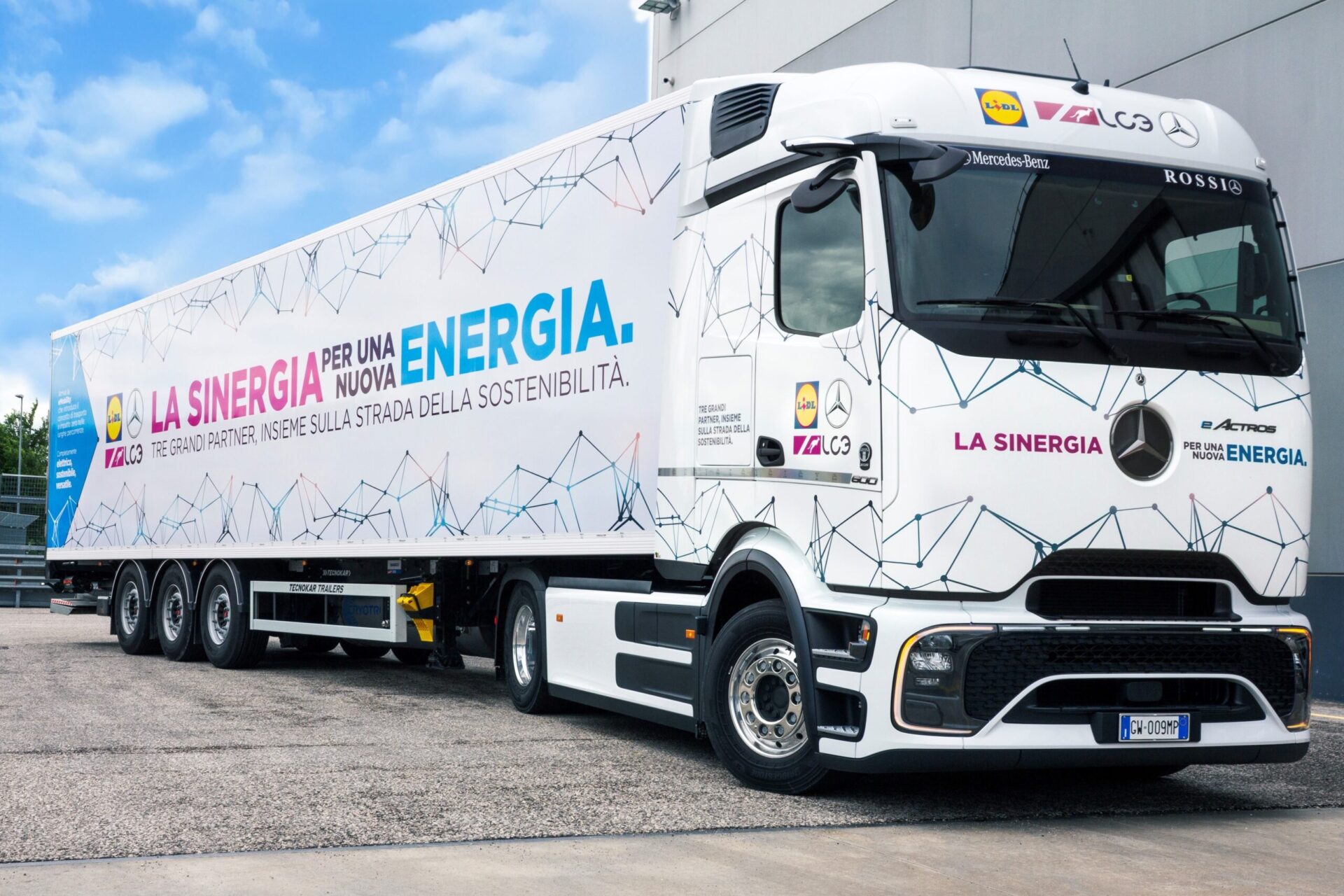 Lidl setzt auf den eActros 600 für nachhaltige Fernlogistik in Italien