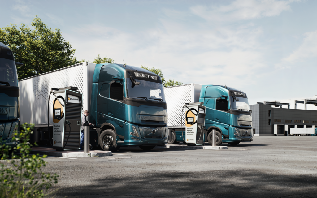 LichtBlick, E-LKW laden