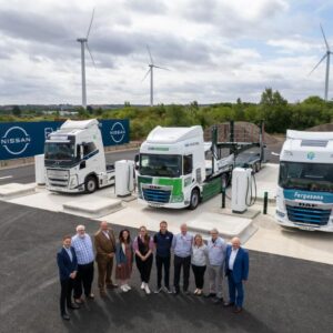Nissan eröffnet neue Lkw-Ladestation für CO₂-arme Logistikprozesse