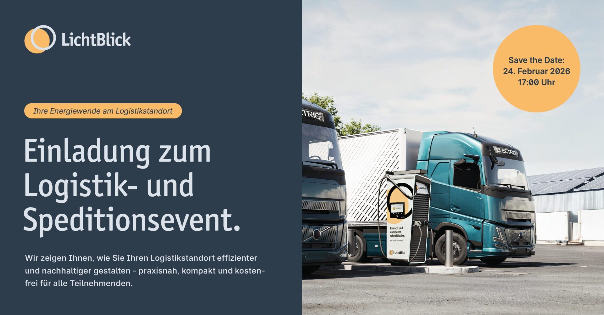 Geschützt: Logistik- und Speditionsevent: Logistikstandort mit ganzheitlichen Energielösungen zukunftssicher aufstellen.