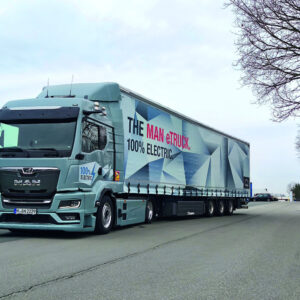 MAN eTruck auf 1.000 km: E-LKW im Härtetest zwischen Paris und Berlin