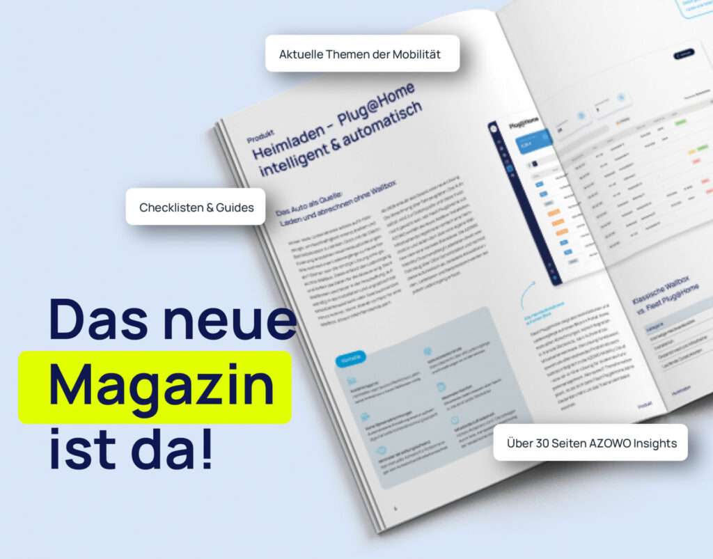 Azowo, Fuhrparkmanagement, Elektromobilität
