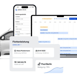 Car Sharing und Fahrtenbuch: Avrios digitalisiert den Poolfahrzeug-Einsatz