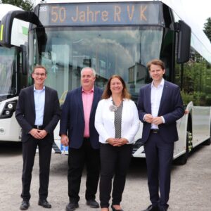 RVK erreicht Förderziel: 160 Wasserstoffbusse im täglichen Linienbetrieb